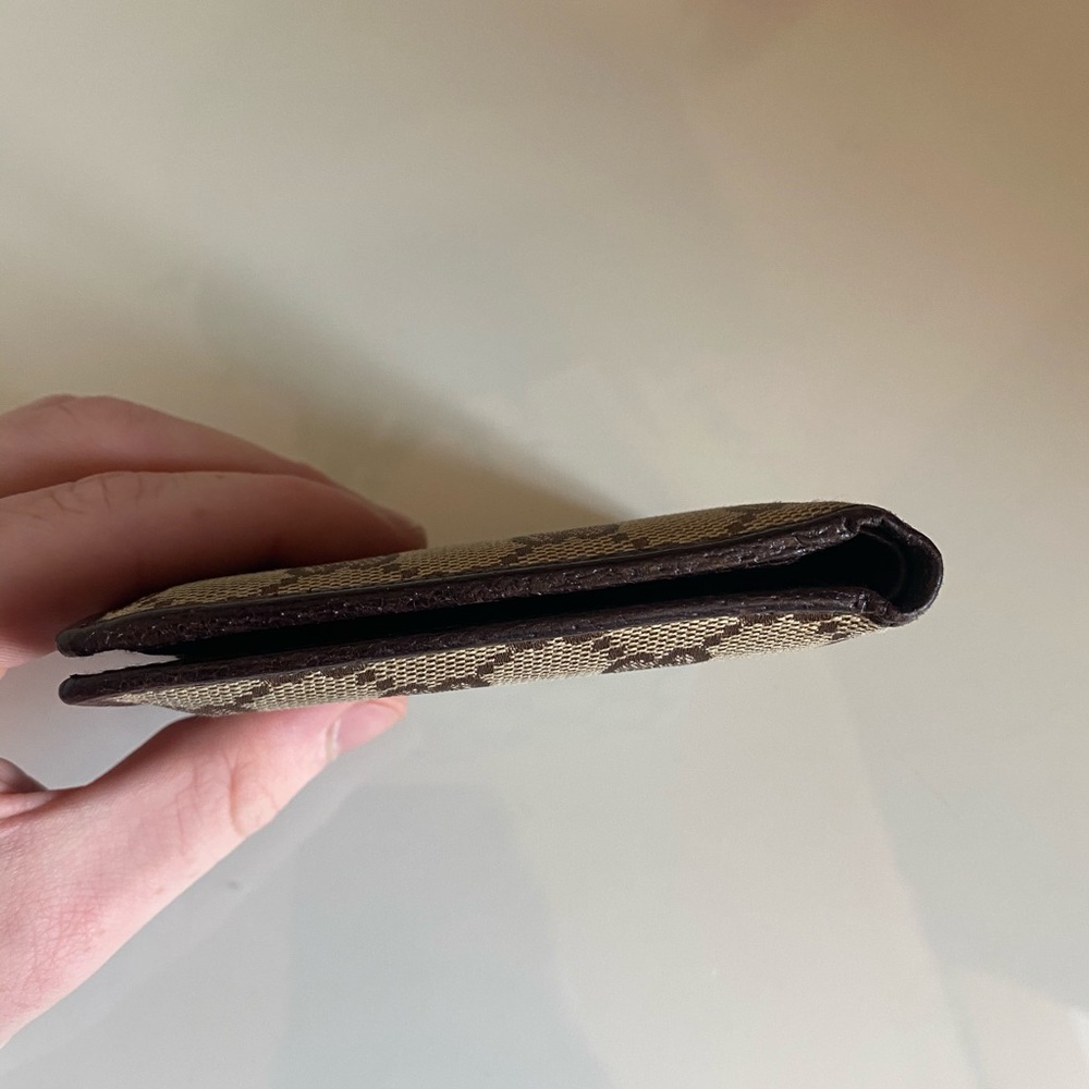 SOLD Gucci Monogram Leather Wallet - Picture 7 of 16